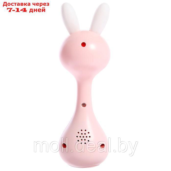 ZABIAKA Музыкальная игрушка "Любимый зайчик" звук, свет, цвет розовый SL-06088 - фото 3 - id-p202611273