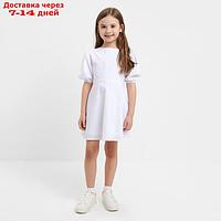 Платье для девочки MINAKU, цвет белый, рост 116 см