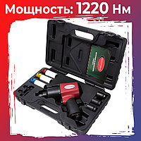 Пневмогайковерт ударный Rock Force RF-82545K7 ''Twin Hammer''1/2''(1220Нм) с набором ударных головок 8пр.