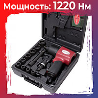 Пневмогайковерт ударный Rock Force RF-82545K12 ''Twin Hammer''1/2''(1220Нм) с набором ударных головок 12пр.