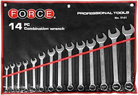 Набор комбинированных ключей Force 5141 (10-32 мм) 14 пр.