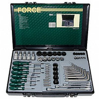 Набор инструментов 64 пр. 1/4", 3/8" & 1/2" Force 4651