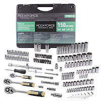 Набор инструментов 150пр. 1/4", 3/8", 1/2" (6-гран.) ROCK FORCE (41501-5)