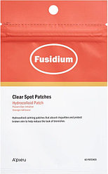A'PIEU Точечные патчи для лица против прыщей Fusidium Clear Spot Patches 72 ШТ