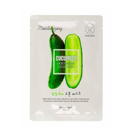 Welcos Маска для лица тканевая увлажняющая Kwailnara Cucumber Hydrating Facial Mask 20 мл