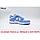 Nike Dunk SB  white/blue, фото 3