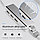 Адаптер - переходник - хаб USB3.1 Type-C на 3x USB3.0 - RJ45 (LAN) до 100 Мбит/с, серебро 555612, фото 3