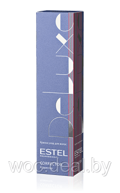 Estel Крем-краска корректор для волос De Luxe 60 мл, 0.22 Зеленый корректор - фото 1 - id-p167475592
