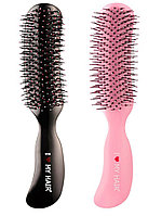 I Love My Hair Щетка для волос глянцевая Therapy Brush M, розовый