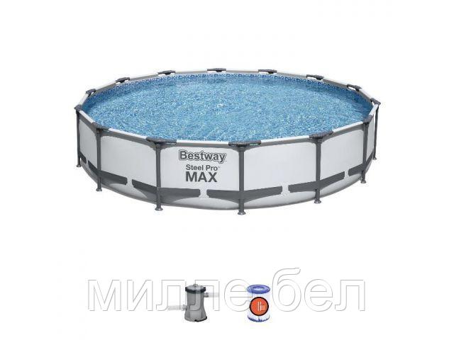 Каркасный бассейн Steel Pro MAX, 427 х 84 см, комплект, BESTWAY - фото 1 - id-p202653428