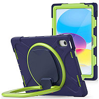 Чехол для планшета iPad 10.9 2022 гибридный Tech-Protect X-Armor сине-зеленый