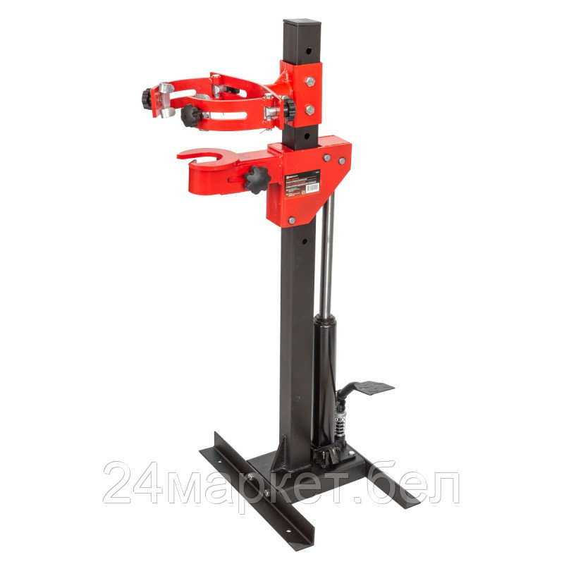 Стяжка пружин гидравлическая напольная (усилие стяжки до 1т, рабочий диапазон 210-570мм, вес 30кг) FORCEKRAFT