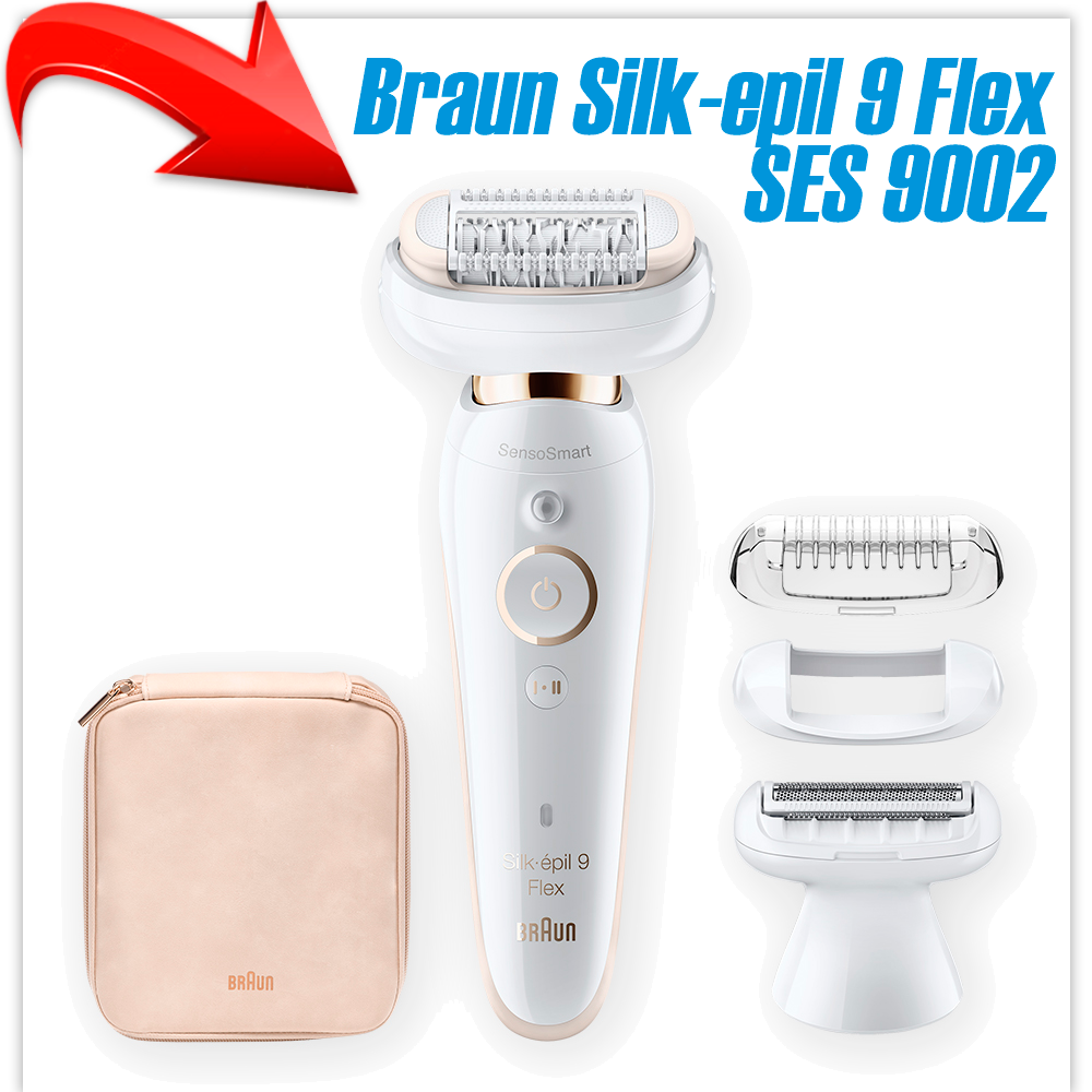 Эпилятор Braun Silk-epil 9 Flex SensoSmart SES 9002