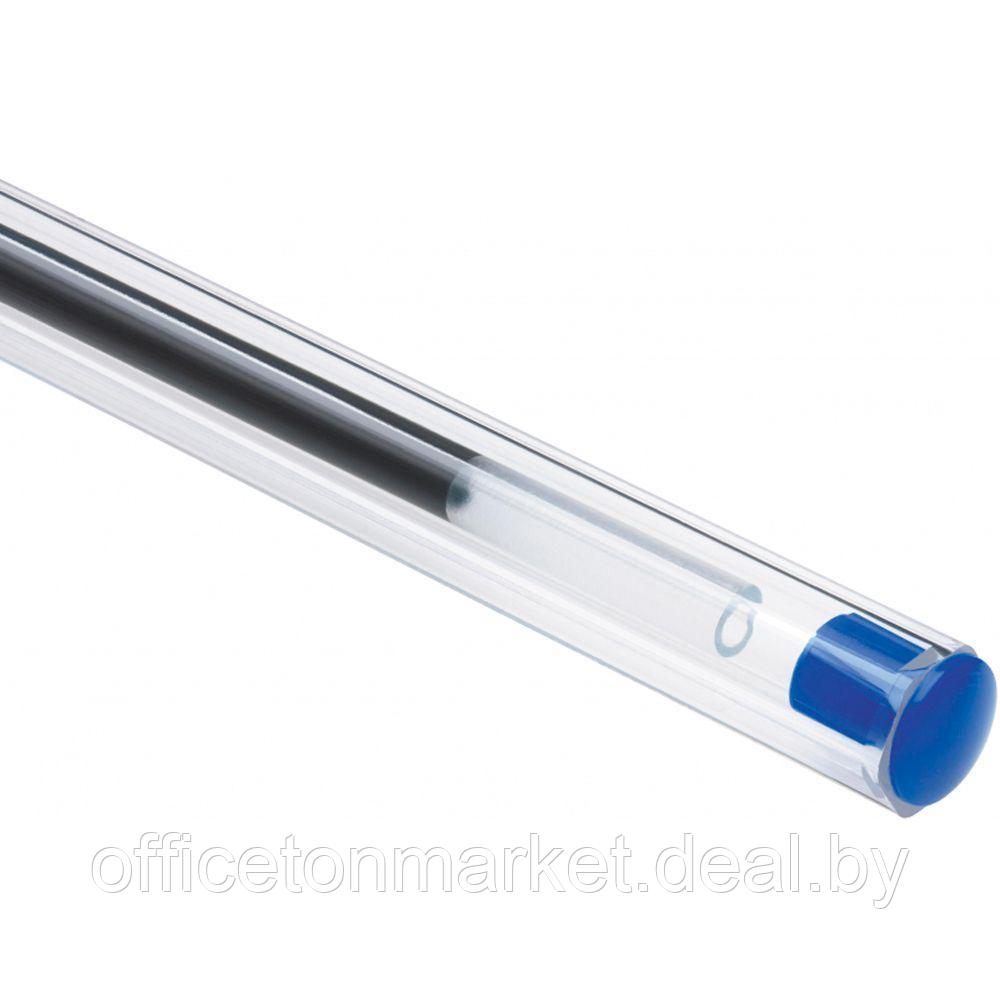 Ручка шариковая "Bic Cristal Original", 0.32 мм, прозрачный, стерж. cиний - фото 3 - id-p202667859