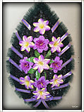 Венок ритуальный (расцветки в ассортименте), фото 2
