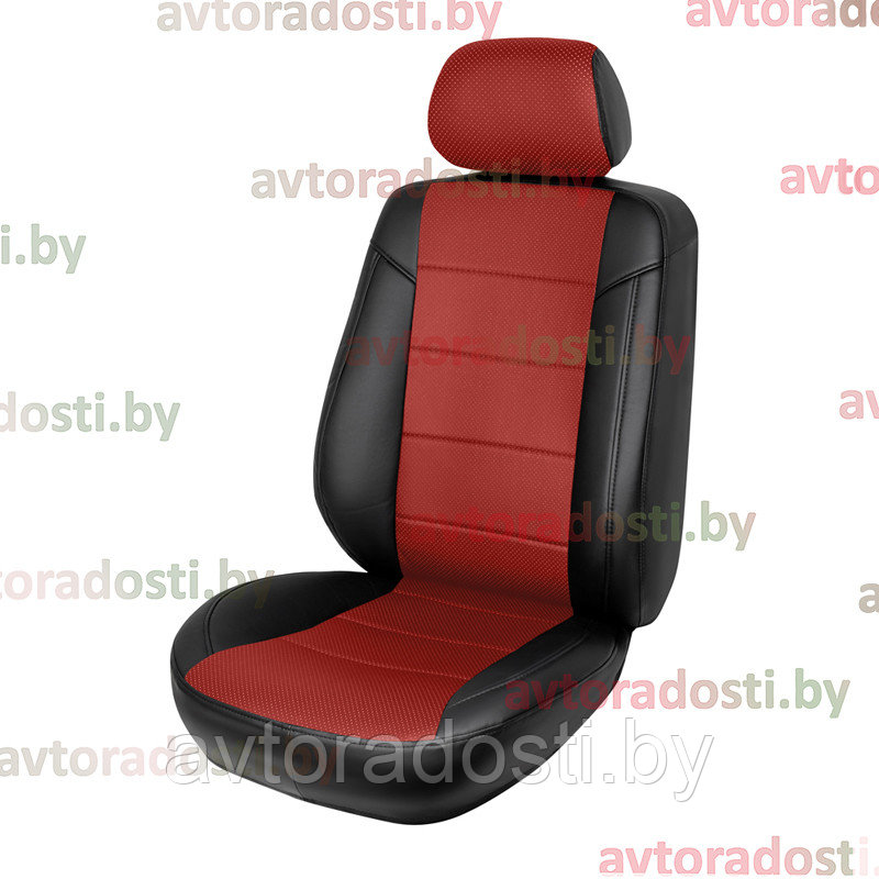 Чехлы на сиденья для Fiat Ducato (2006-2022) сиденья 1+2 / Фиат Дукато (цветная вставка) - фото 2 - id-p202690133