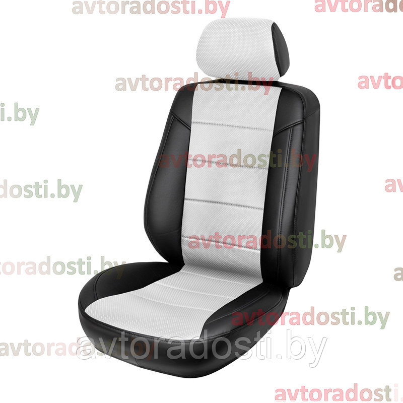 Чехлы на сиденья для Fiat Ducato (2006-2022) сиденья 1+2 / Фиат Дукато (цветная вставка) - фото 1 - id-p202690133