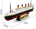 Конструктор Титаник, 1333 дет, Sembo Block 601187 / SY 0400, аналог Лего, фото 6
