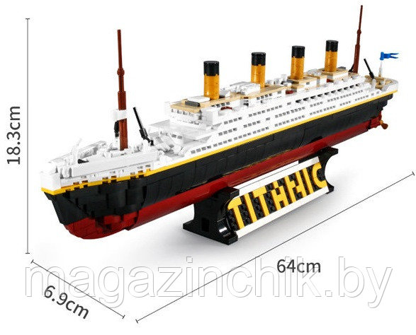 Конструктор Титаник, 1333 дет, Sembo Block 601187 / SY 0400, аналог Лего - фото 6 - id-p148620582