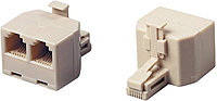 Разветвитель US-12 RJ45 8P8C (джек) -> 2x8P8C (розетки)