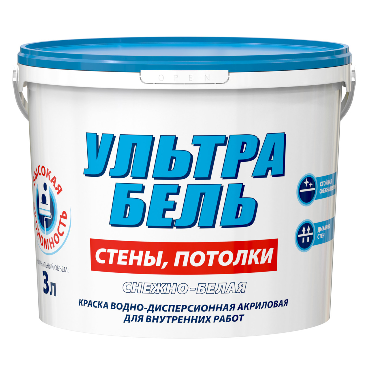 Краска ULTRA BIEL белая 3л
