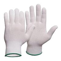Перчатки нейлоновые белого цвета без покрытия, р-р 10 (XL) // GWARD Touch