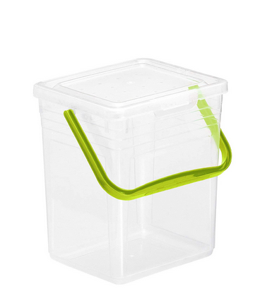 Контейнер для порошка Detergent Basic 5 kg, 7 л, проз/зеленый - фото 5 - id-p201389434