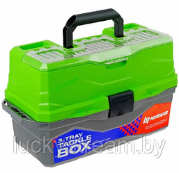 Ящик для снастей Tackle Box трехполочный NISUS, зеленый