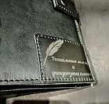 Черный кожаный блокнот А5 Грандиозные планы, фото 3