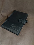 Черный кожаный блокнот А5 Грандиозные планы, фото 4