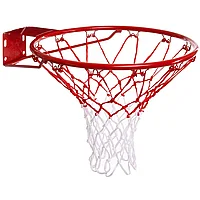 Металлическое баскетбольное кольцо с сеткой, арт.SP-5