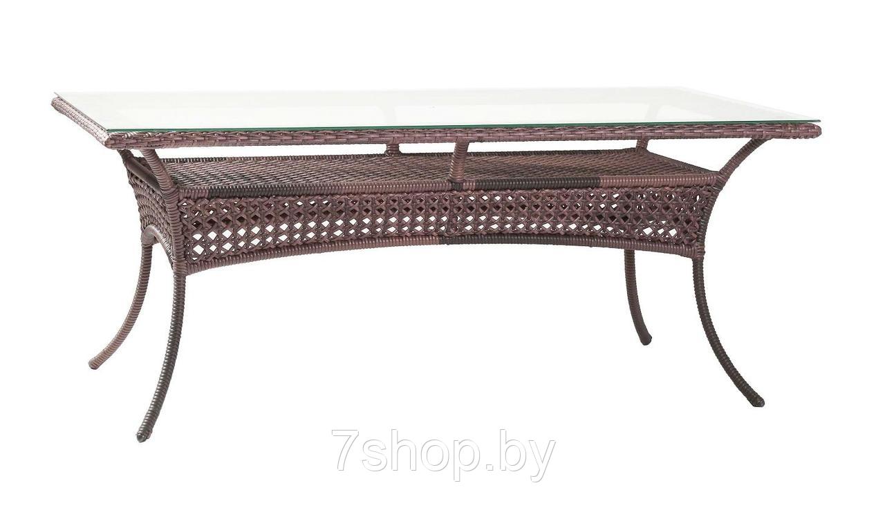 Стол обеденный прямоугольный AIKO DECO 200x90 10 мест 7034П Шоколад