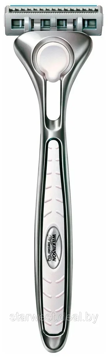 Wilkinson / Schick Quattro Titanium с 1 кассетой (БЕЗ КАРТОННОЙ УПАКОВКИ) Бритва / Станок для бритья мужской - фото 1 - id-p202715827