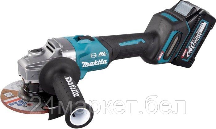 Угловая шлифмашина Makita GA004GM201 (с 2-мя АКБ) - фото 1 - id-p202708159