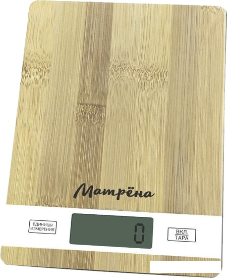Кухонные весы Матрена МА-039 (бамбук) - фото 1 - id-p202717792