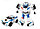 Робот трансформер L015-56, машинка, игрушка для мальчиков,полиция, полицйская машинка, фото 2