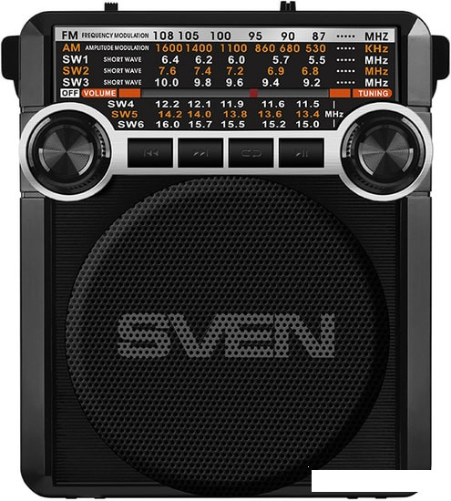 Радиоприемник SVEN SRP-355 (черный) - фото 1 - id-p202717733