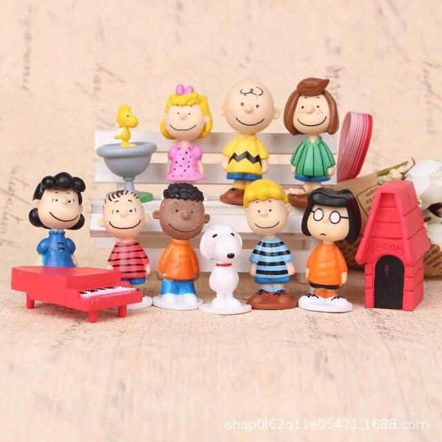 Набор фигурок игровой Снупи 12 шт.