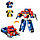 Робот трансформер L015-68, два маленьких робота в комплекте, игрушка для мальчиков, трансформируется в машину, фото 2