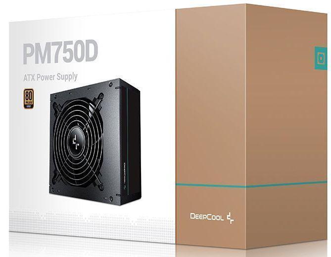 Блок питания DeepCool PM750D, 750Вт, 120мм, черный, retail [r-pm750d-fa0b-eu] - фото 7 - id-p202645342