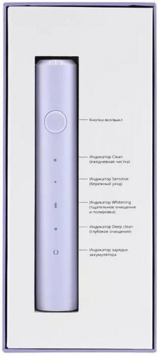 Электрическая зубная щетка REVYLINE RL 040 насадки для щётки: 1шт, цвет:фиолетовый [6512] - фото 7 - id-p202260815