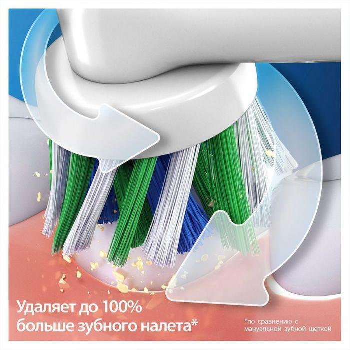 Электрическая зубная щетка Oral-B Vitality Pro насадки для щётки: 1шт, цвет:черный [80367641] - фото 7 - id-p202645189