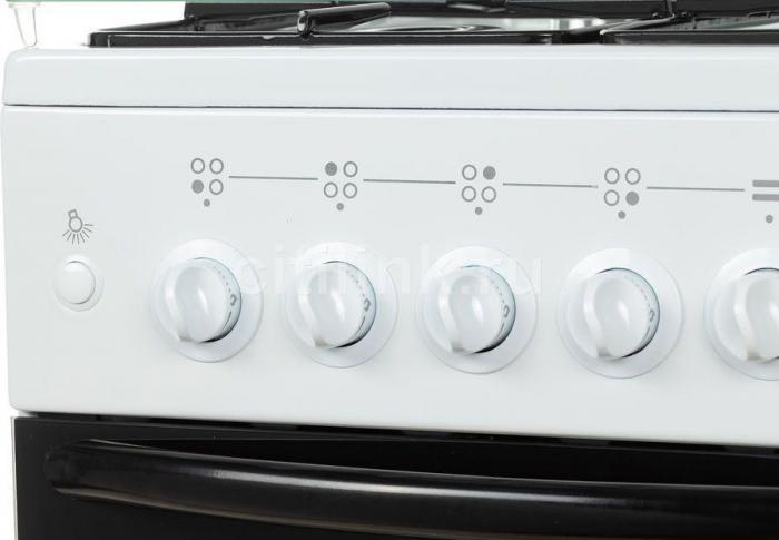 Газовая плита Лысьва ГП 400 МС-2у, газовая духовка, стеклянная крышка, сталь, белый и черный - фото 9 - id-p202117881