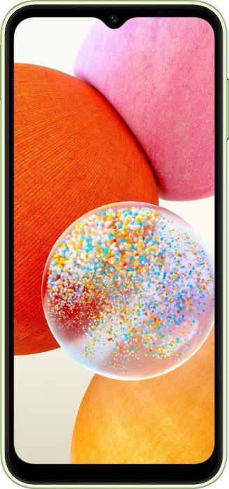 Смартфон Samsung Galaxy A14 4/64Gb, SM-A145, светло-зеленый - фото 2 - id-p202220602
