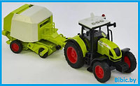 Детский инерционный трактор WY900L, свет, звук, игрушка для мальчиков