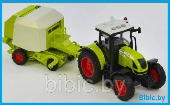 Детский инерционный трактор WY900L, свет, звук, игрушка для мальчиков, фото 1