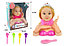 Детский игровой набор стилист B369-95 для девочек, манекен для причесок, расческа, шпильки, фото 2
