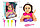 Детский игровой набор стилист B369-96 для девочек, манекен для причесок, расческа, шпильки, фото 2
