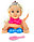 Детский игровой набор стилист B369-97 для девочек, манекен для причесок, расческа, шпильки, фото 3