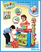 Детский игровой набор магазин 008-85 для девочек, свет, звук, кассовый аппарат, сканер, деньги, 29 предметов